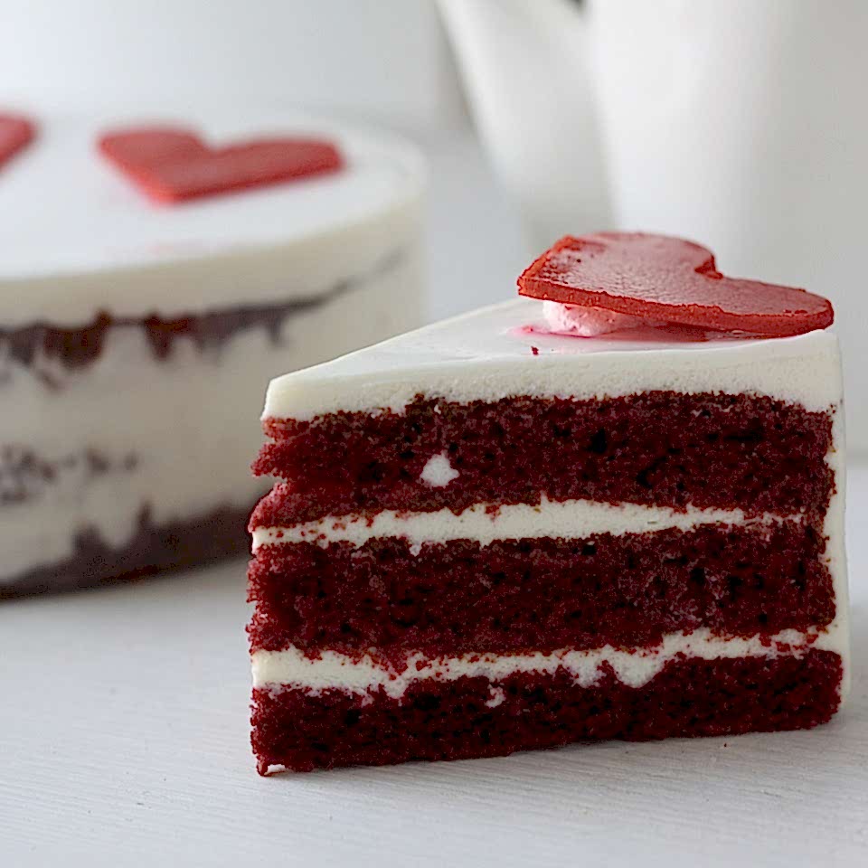 Пирожное Красный бархат
